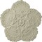 Ekena Millwork Shell Ceiling Medallion, Hand-Painted Clear Yellow, 25 5/8"OD x 1"P CM25SHCYF - alternate 1